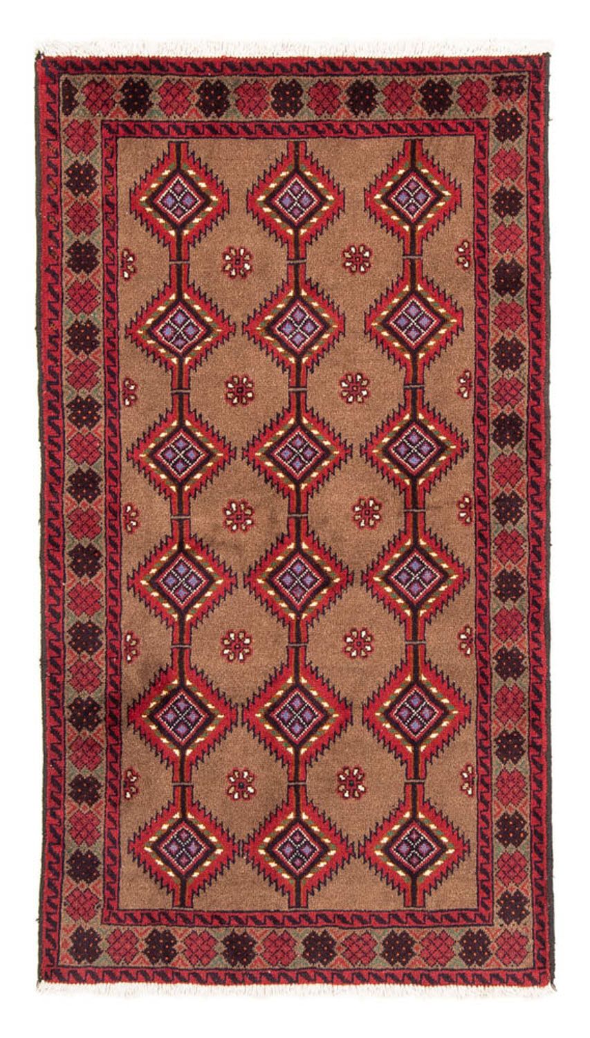 Tapis de couloir Tapis Belutsch - 179 x 101 cm - rouge