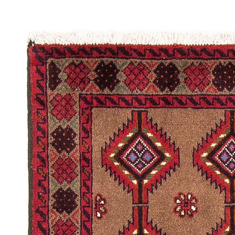 Tapis de couloir Tapis Belutsch - 179 x 101 cm - rouge