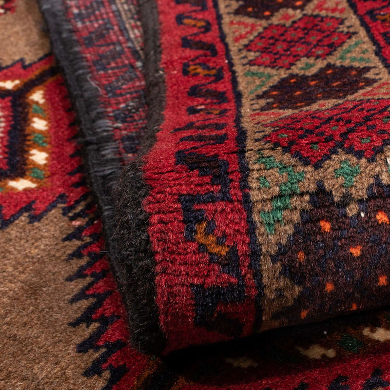 Tapis de couloir Tapis Belutsch - 179 x 101 cm - rouge