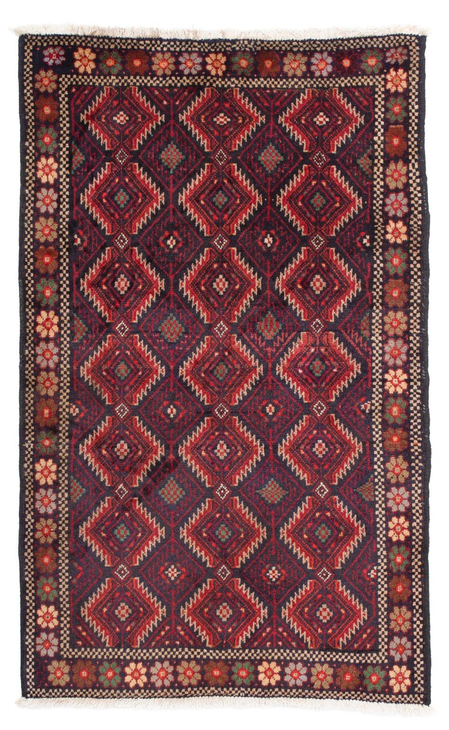 Tapis Belutsch - 158 x 95 cm - bleu foncé