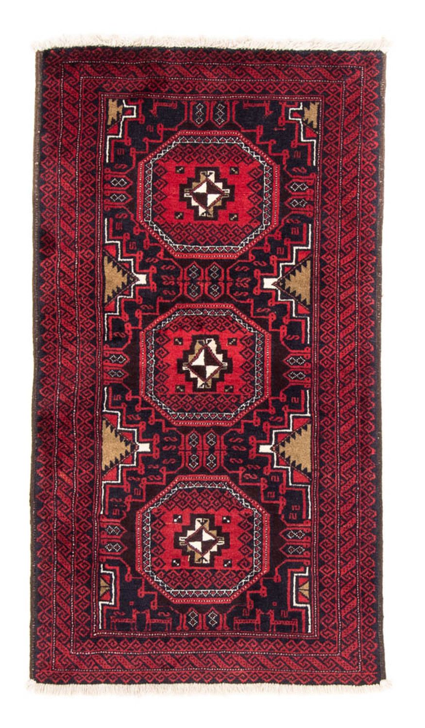 Tapis de couloir Tapis Belutsch - 175 x 95 cm - rouge foncé