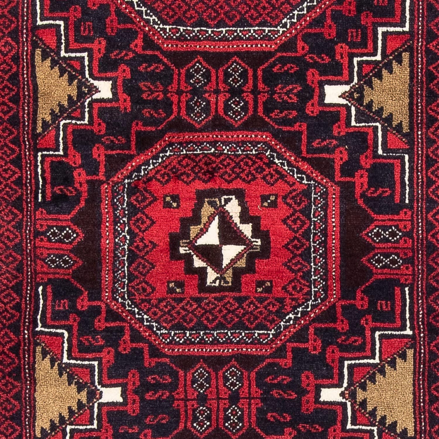 Tapis de couloir Tapis Belutsch - 175 x 95 cm - rouge foncé