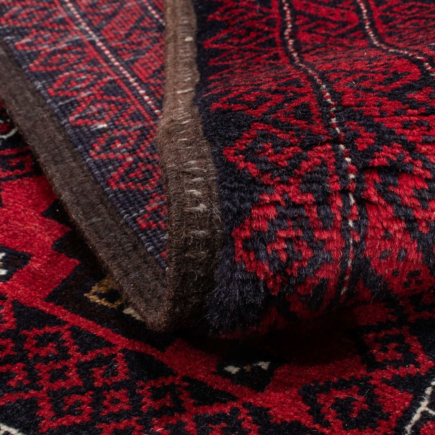 Tapis de couloir Tapis Belutsch - 175 x 95 cm - rouge foncé