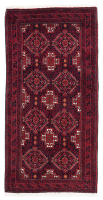 Tapis Belutsch - 164 x 87 cm - rouge foncé