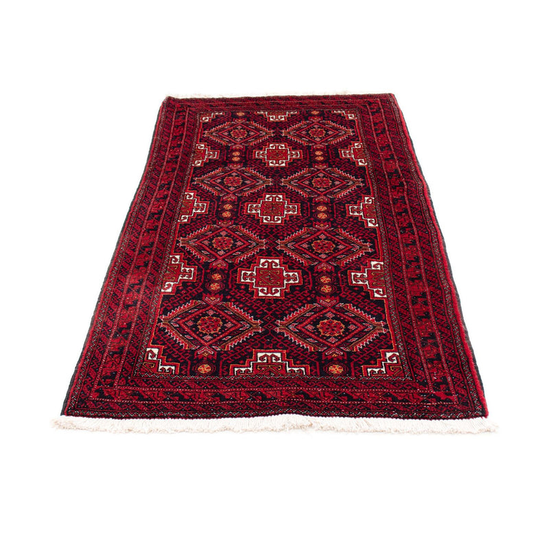 Tapis Belutsch - 164 x 87 cm - rouge foncé