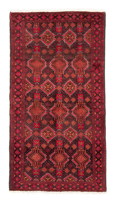 Tapis de couloir Tapis Belutsch - 194 x 105 cm - rouge