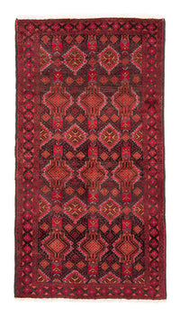 Tapis de couloir Tapis Belutsch - 194 x 105 cm - rouge