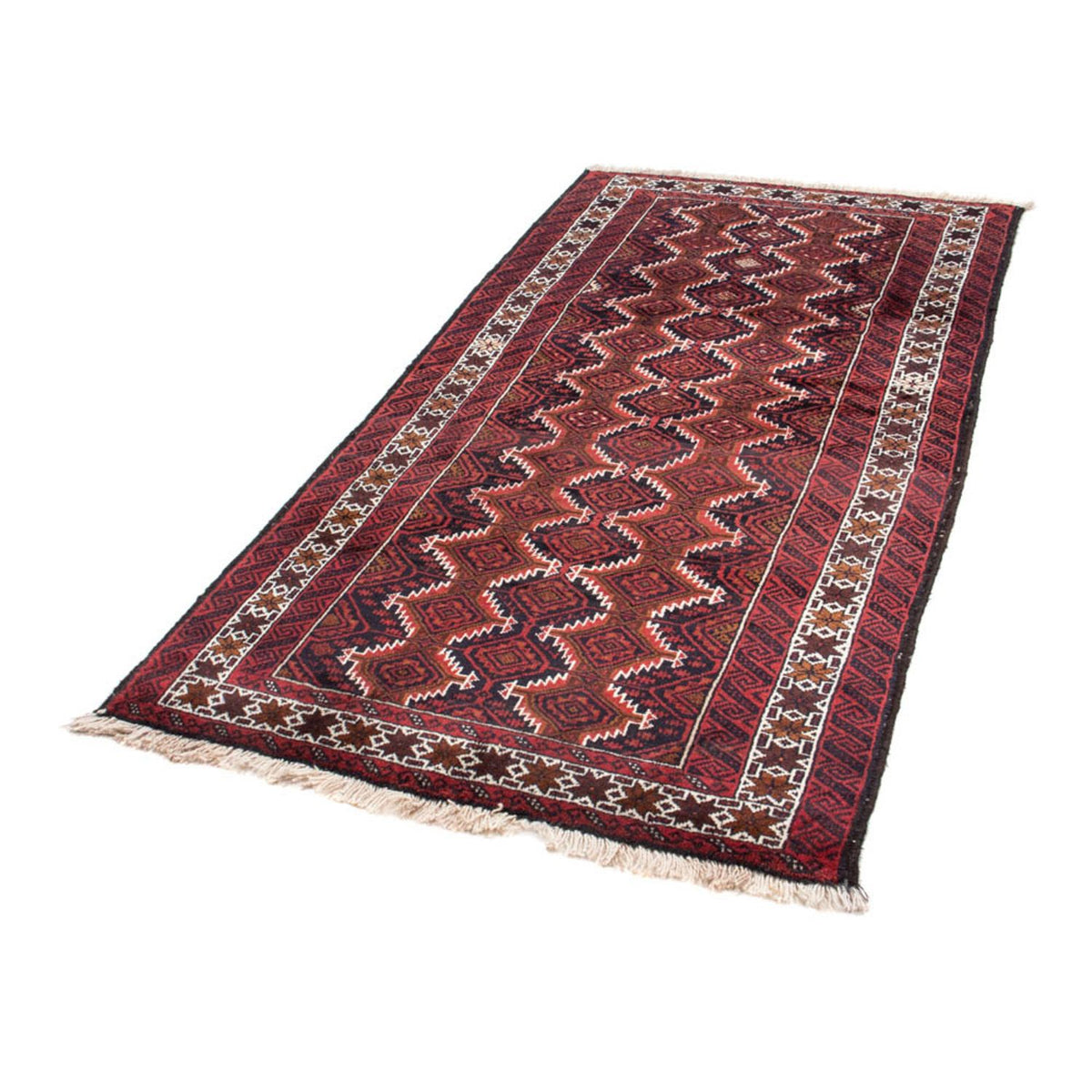 Tapis de couloir Tapis Belutsch - 189 x 97 cm - rouge