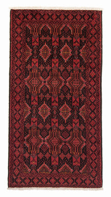 Tapis de couloir Tapis Belutsch - 201 x 99 cm - rouge foncé