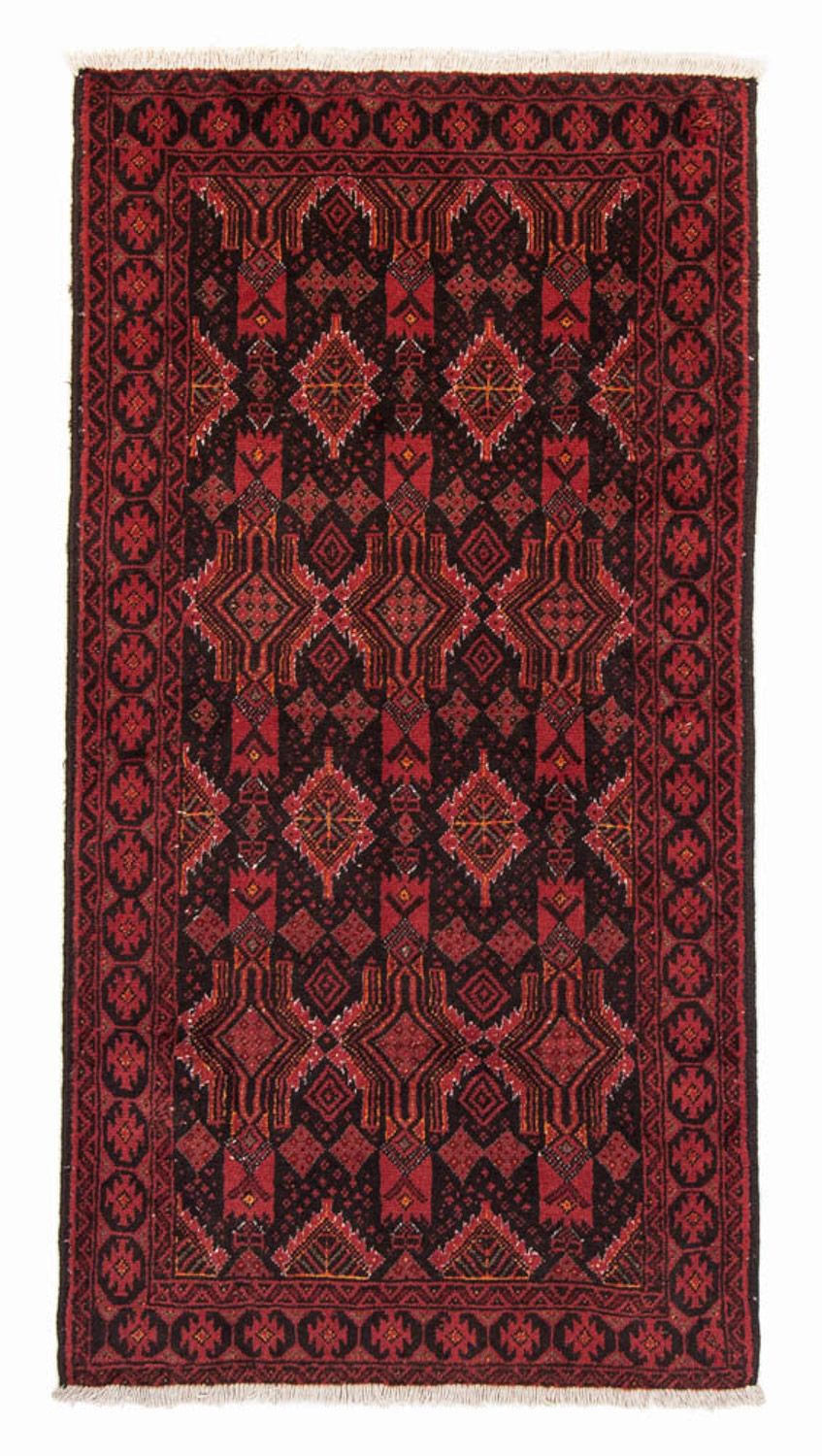 Tapis de couloir Tapis Belutsch - 201 x 99 cm - rouge foncé