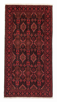 Tapis de couloir Tapis Belutsch - 201 x 99 cm - rouge foncé