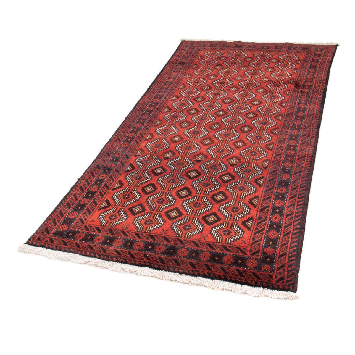Tapis de couloir Tapis Belutsch - 201 x 99 cm - rouge foncé