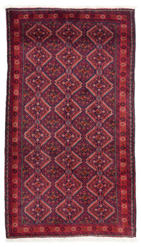 Tapis de couloir Tapis Belutsch - 174 x 99 cm - rouge foncé