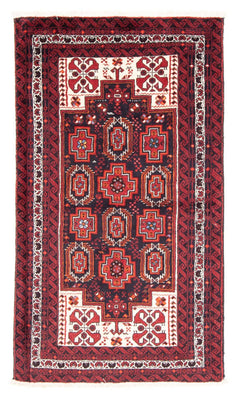 Tapis de couloir Tapis Belutsch - 194 x 110 cm - rouge