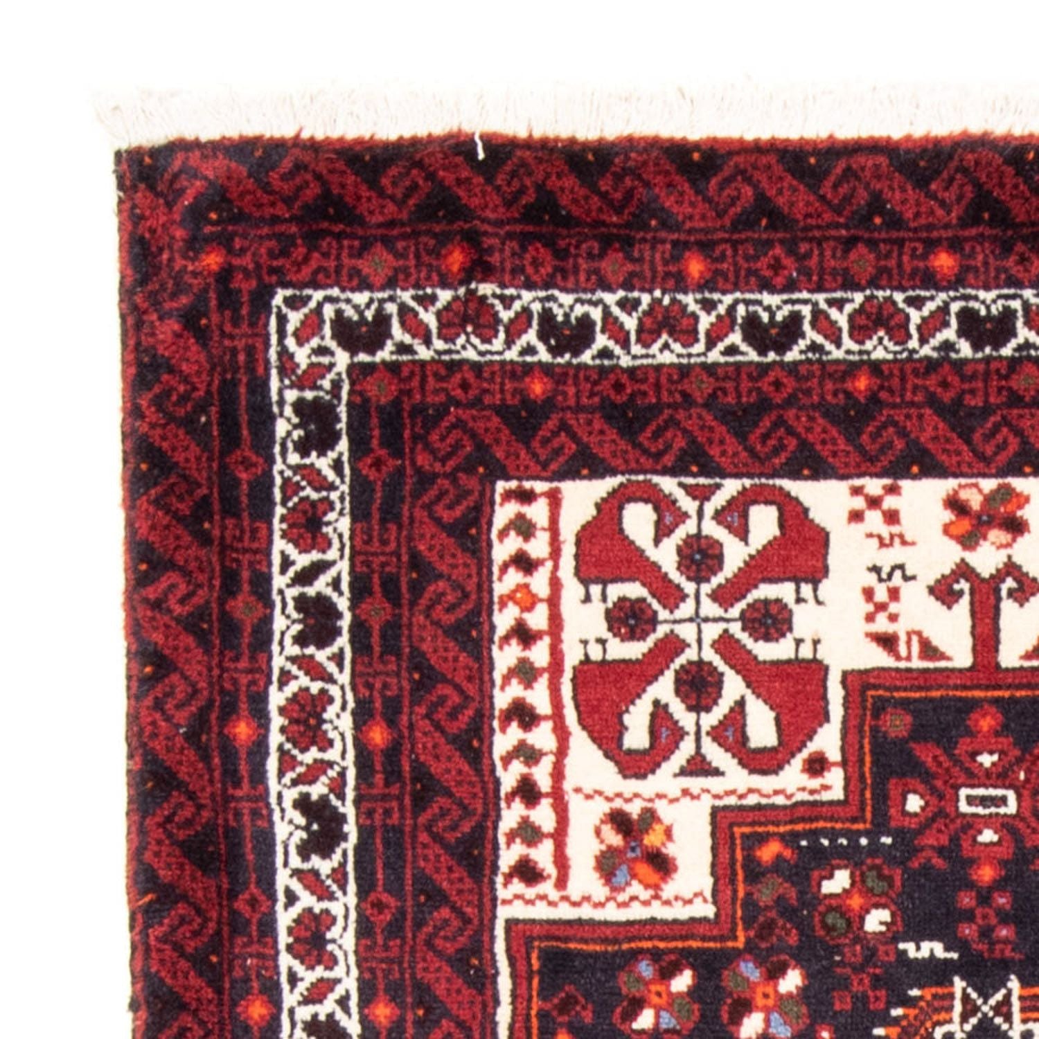 Tapis de couloir Tapis Belutsch - 194 x 110 cm - rouge