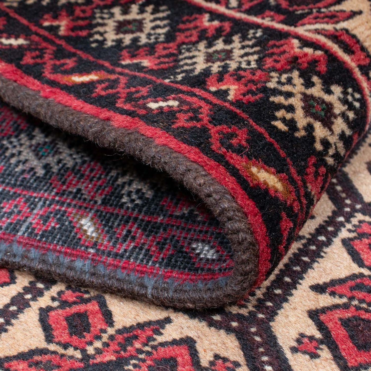 Tapis Belutsch - 146 x 84 cm - marron clair