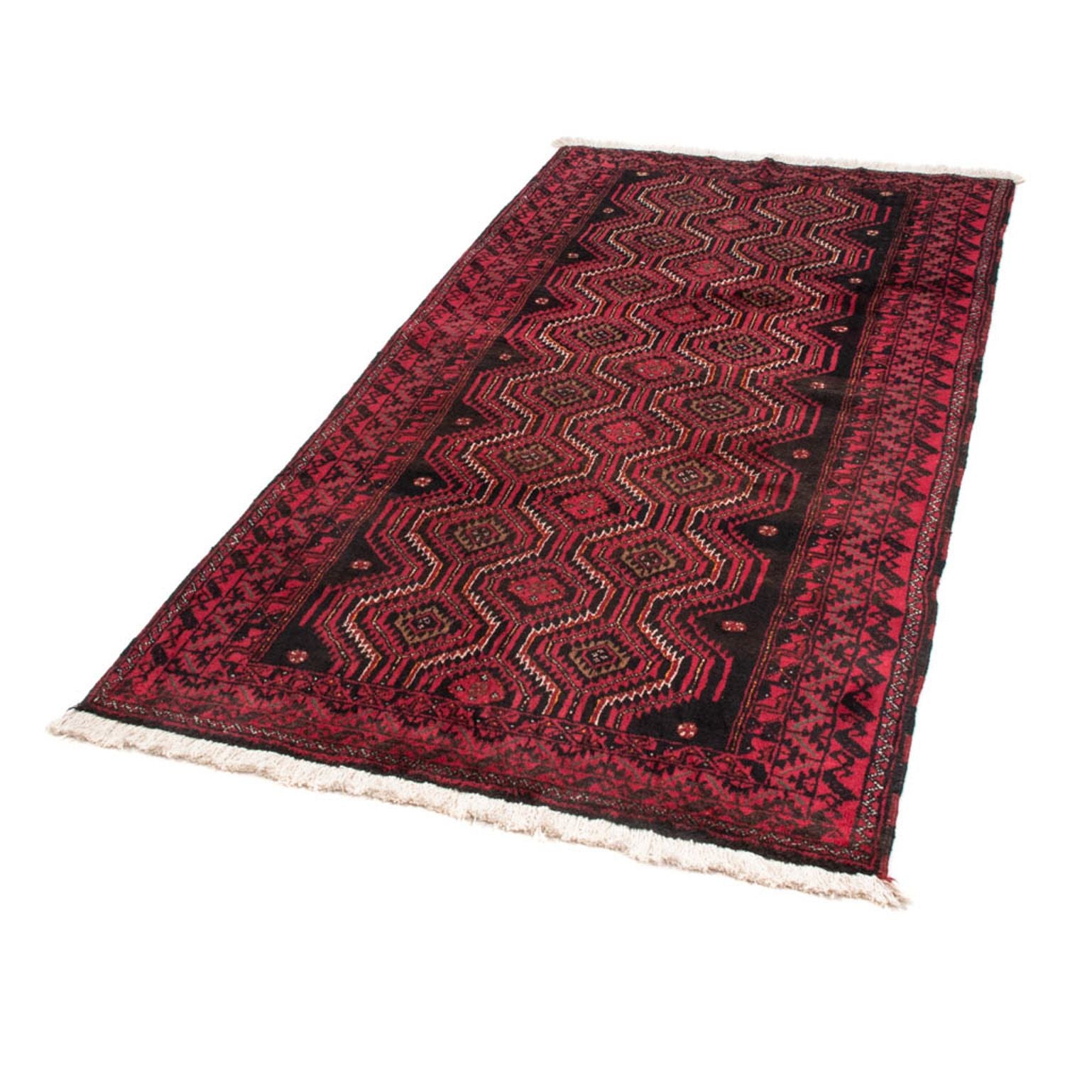 Tapis de couloir Tapis Belutsch - 180 x 96 cm - rouge