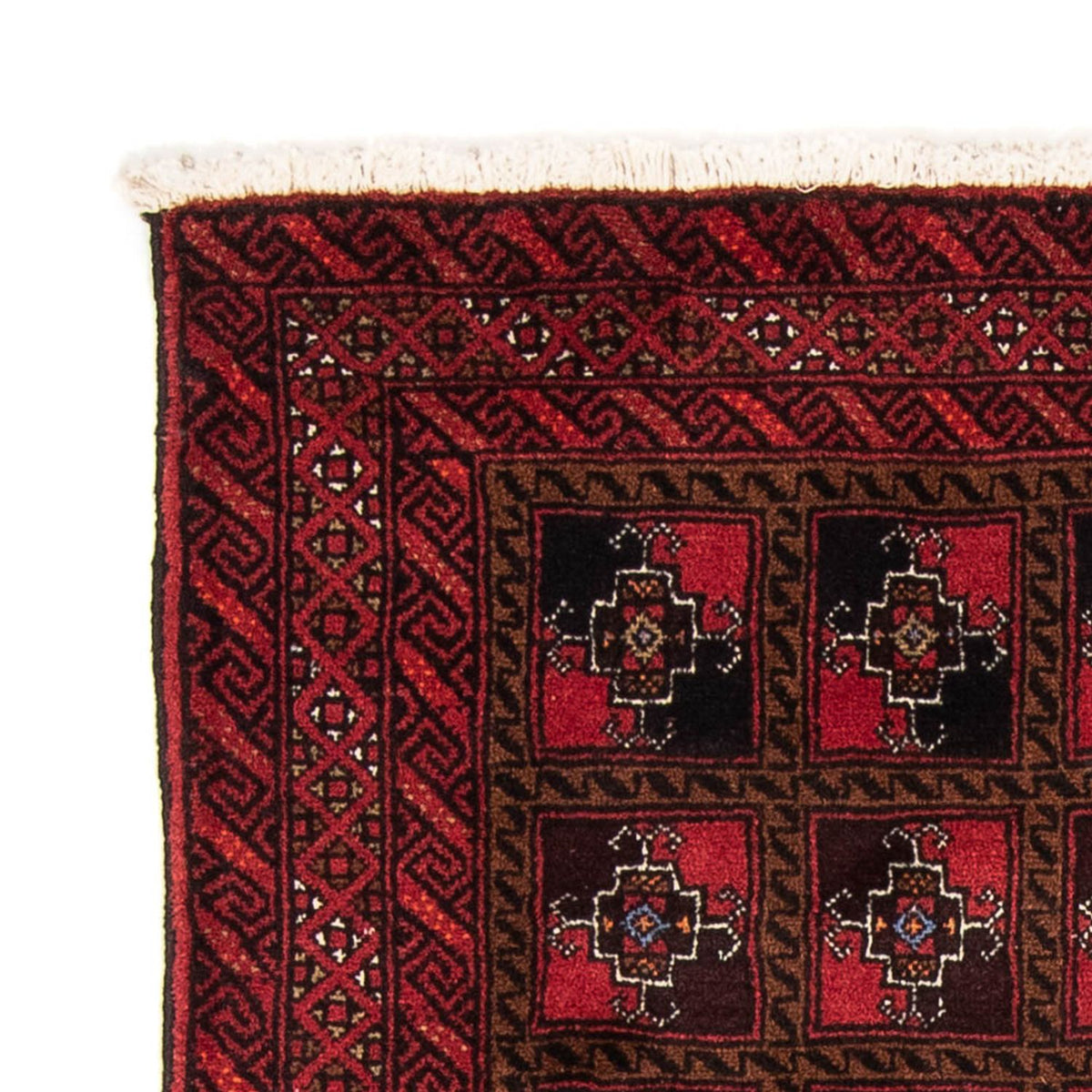 Tapis de couloir Tapis Belutsch - 197 x 104 cm - rouge