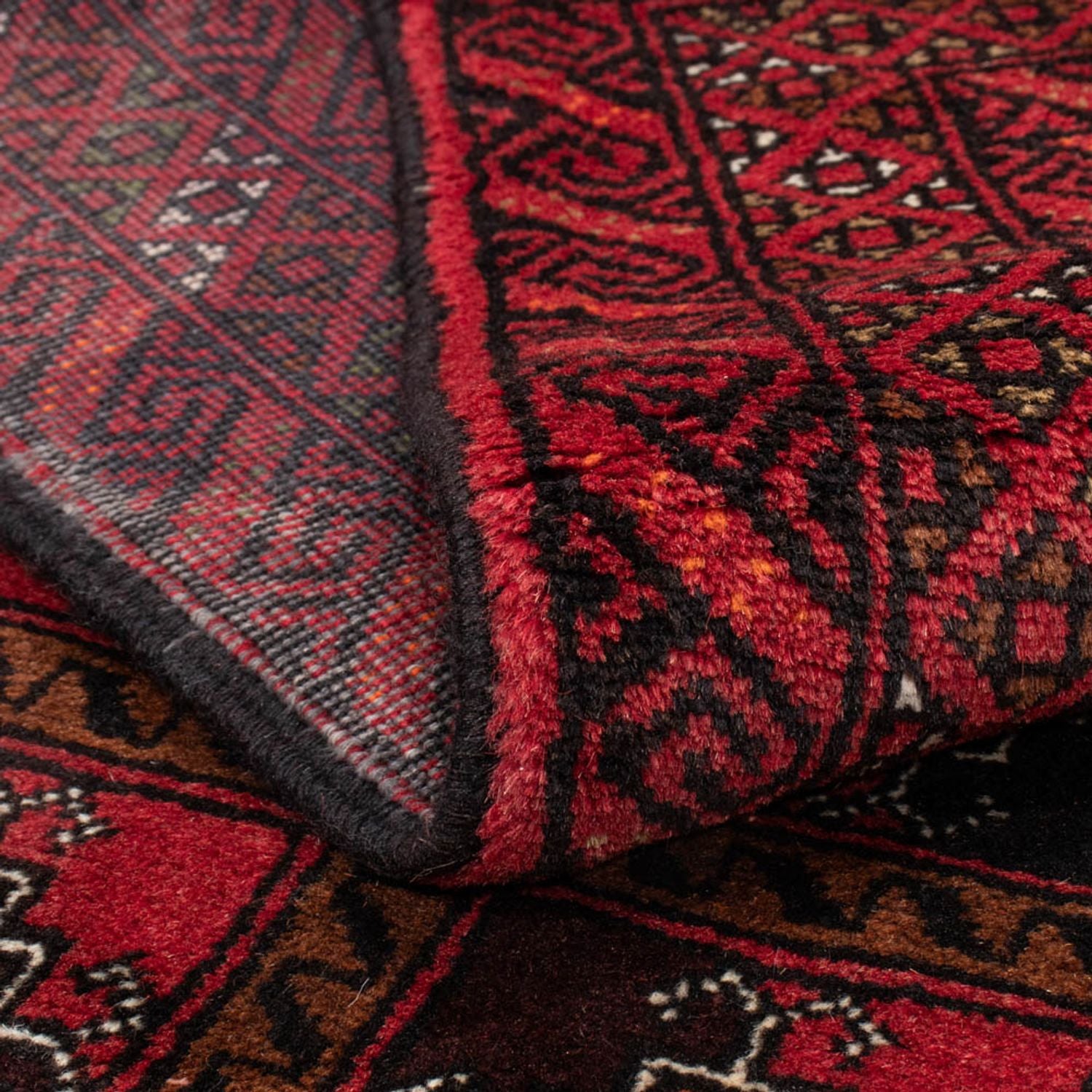 Tapis de couloir Tapis Belutsch - 197 x 104 cm - rouge