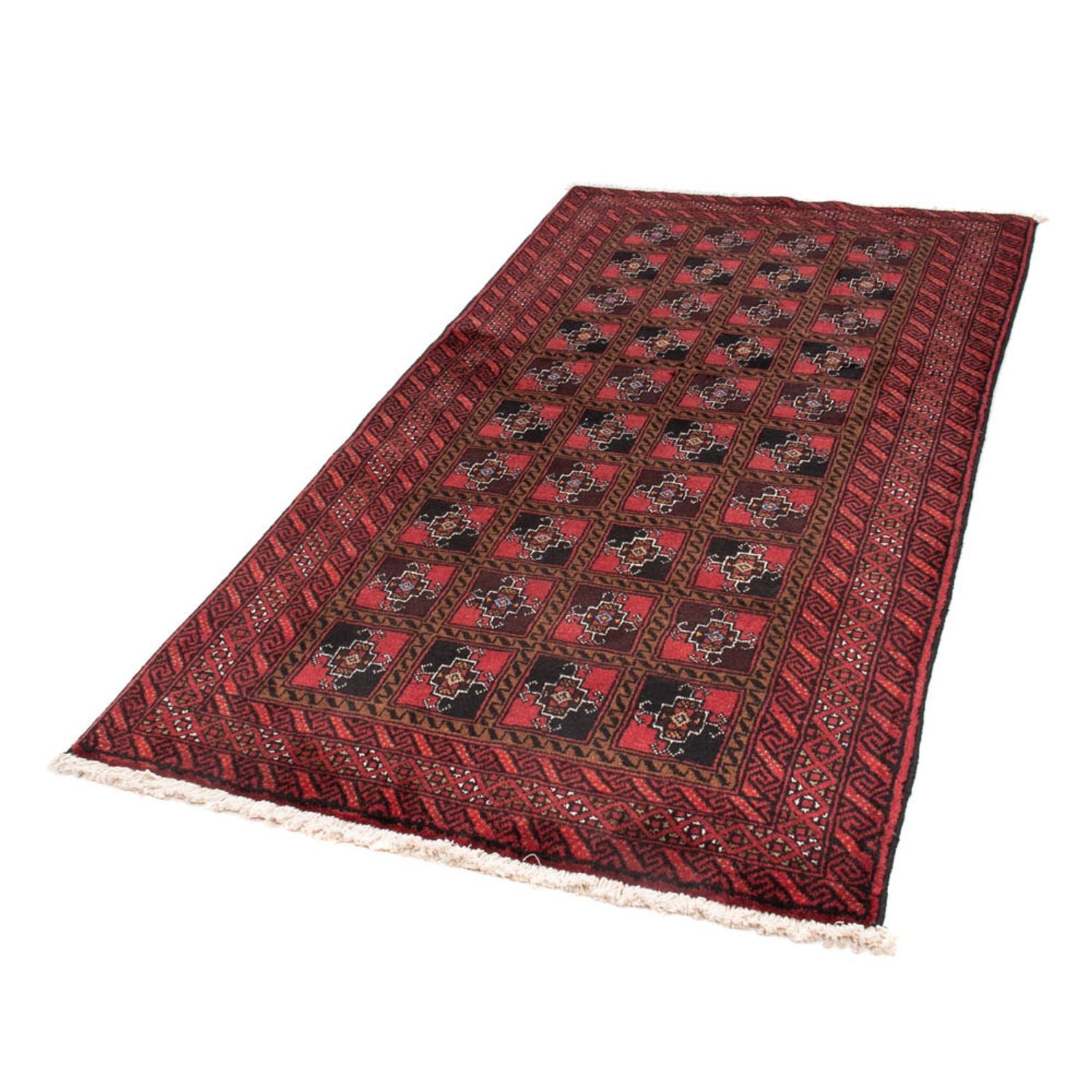 Tapis de couloir Tapis Belutsch - 197 x 104 cm - rouge