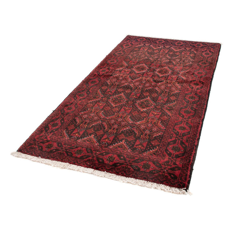 Tapis de couloir Tapis Belutsch - 196 x 100 cm - rouge