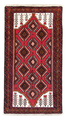 Tapis de couloir Tapis Belutsch - 194 x 104 cm - rouge