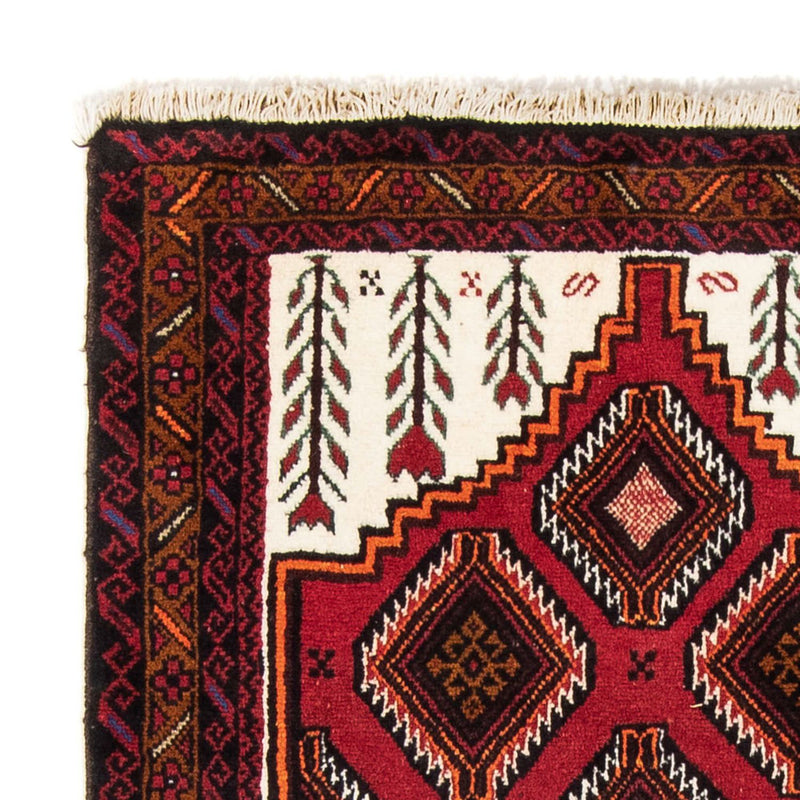 Tapis de couloir Tapis Belutsch - 194 x 104 cm - rouge