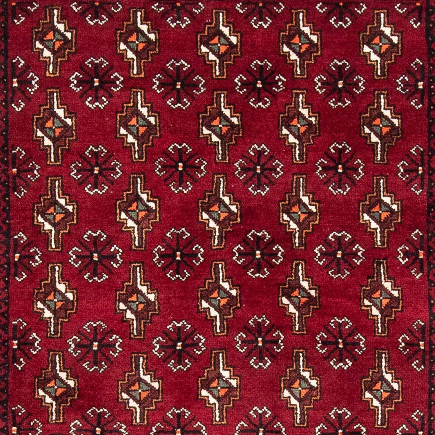 Tapis de couloir Tapis Belutsch - 194 x 101 cm - rouge foncé