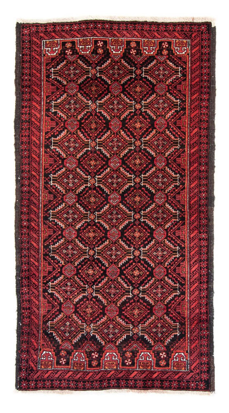 Tapis de couloir Tapis Belutsch - 180 x 93 cm - rouge