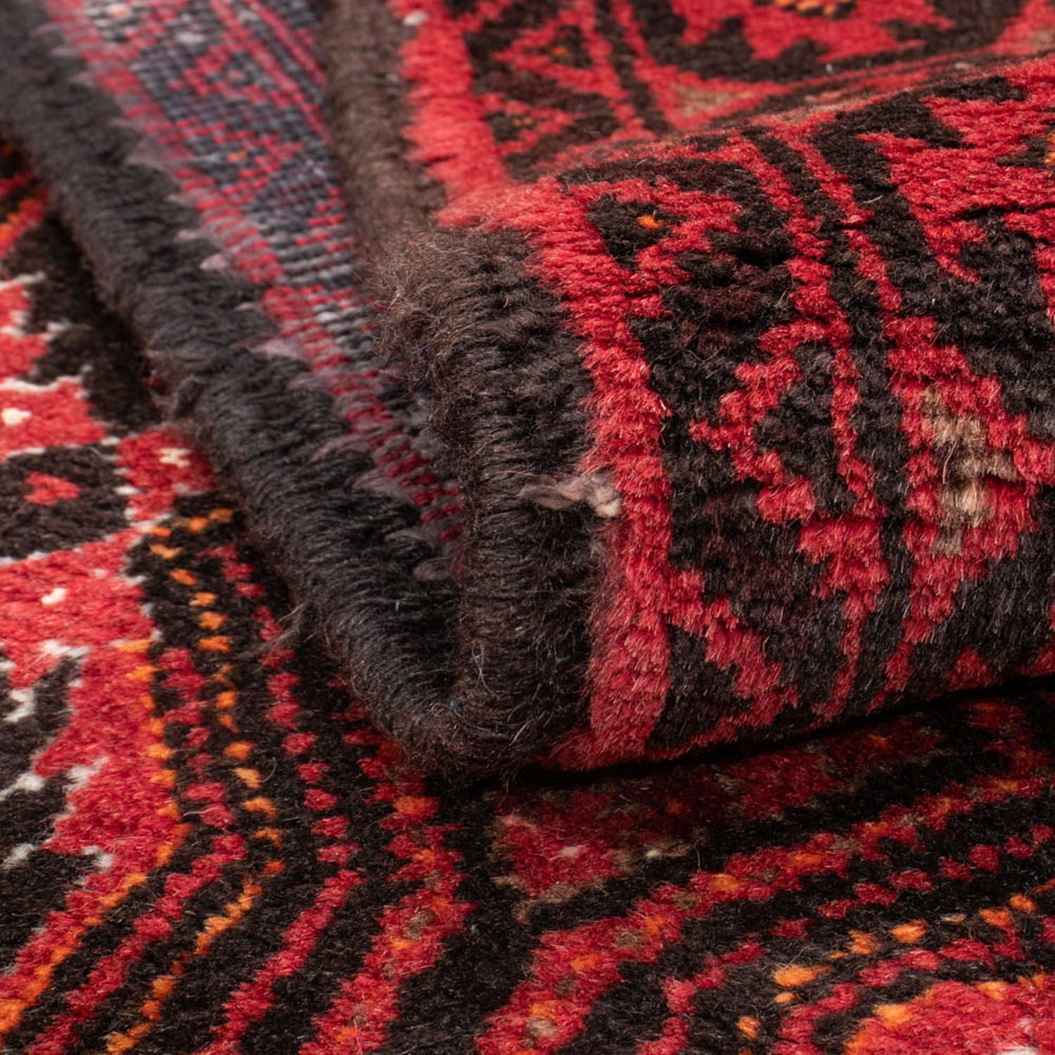 Tapis de couloir Tapis Belutsch - 184 x 100 cm - rouge
