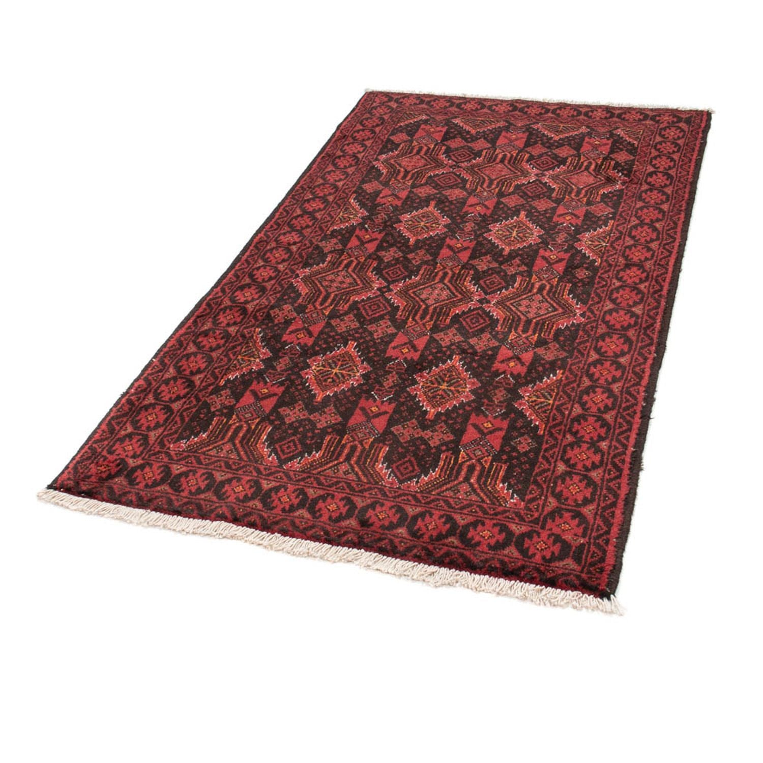Tapis de couloir Tapis Belutsch - 184 x 100 cm - rouge