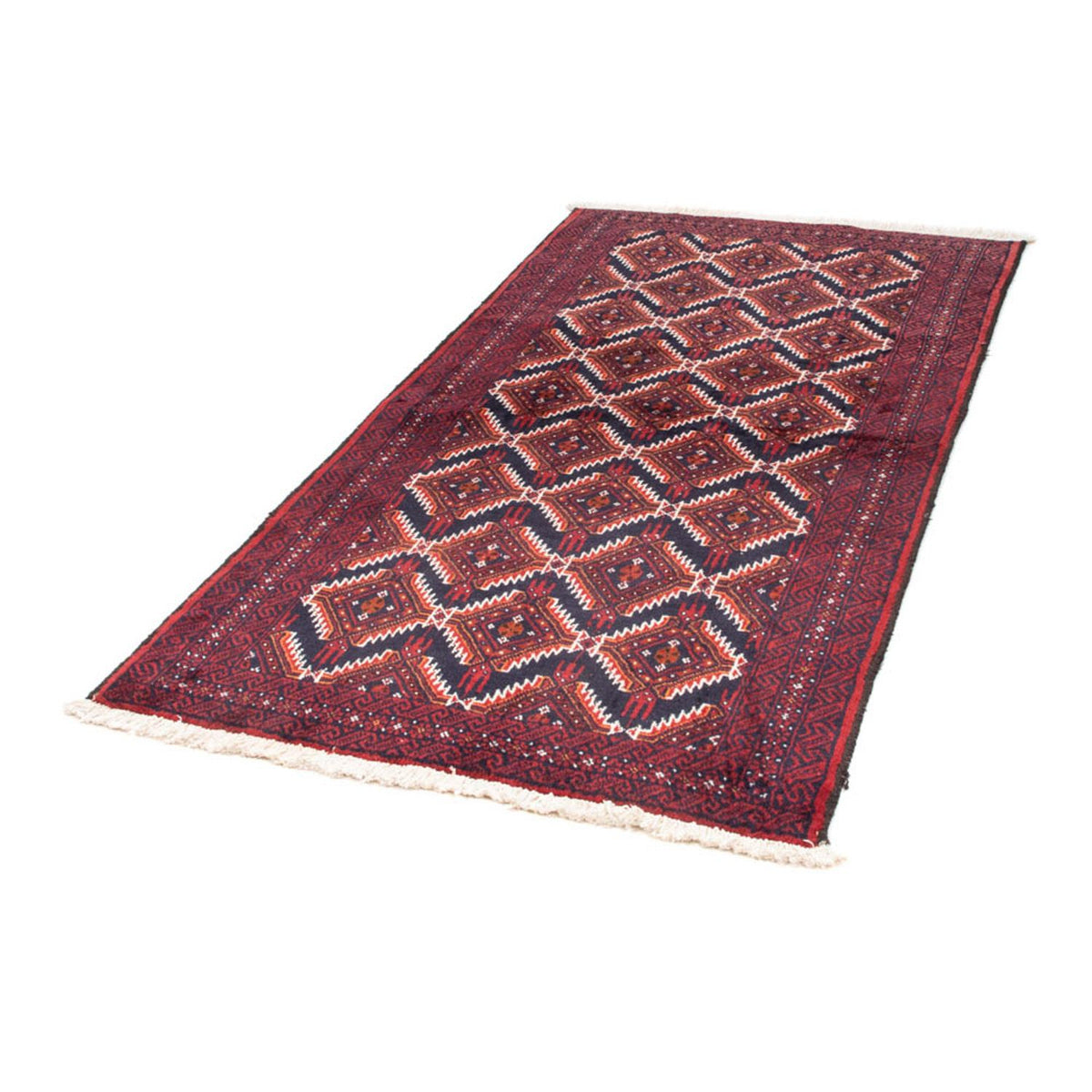 Tapis de couloir Tapis Belutsch - 175 x 94 cm - rouge