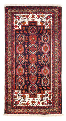 Tapis de couloir Tapis Belutsch - 181 x 101 cm - bleu foncé