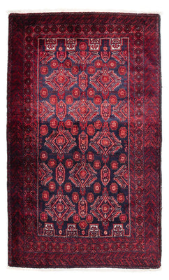 Tapis Belutsch - 187 x 108 cm - bleu foncé