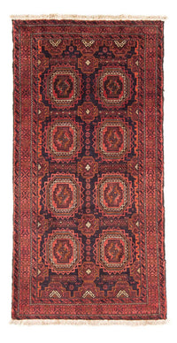 Tapis de couloir Tapis Belutsch - 200 x 106 cm - rouge clair