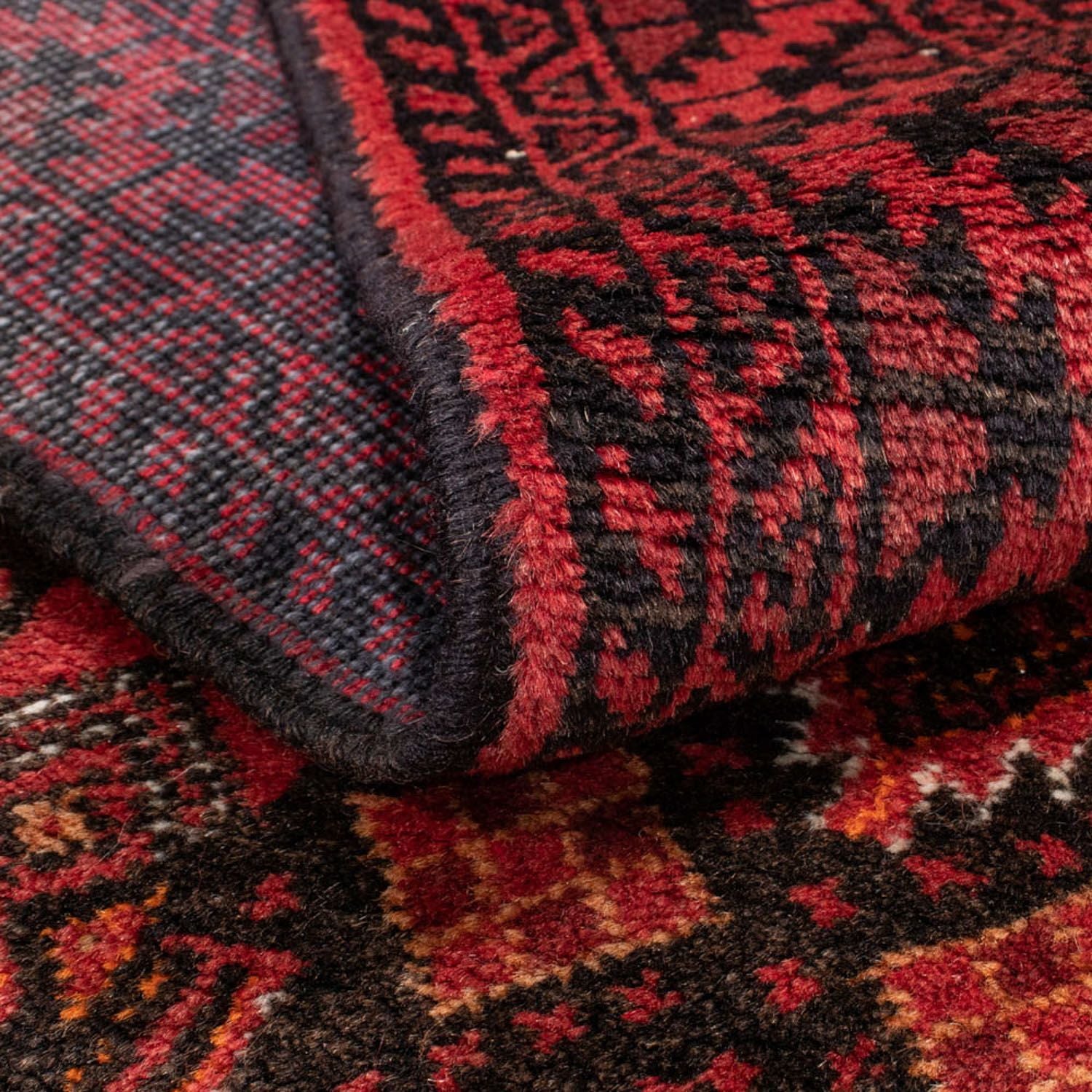 Tapis de couloir Tapis Belutsch - 190 x 105 cm - rouge