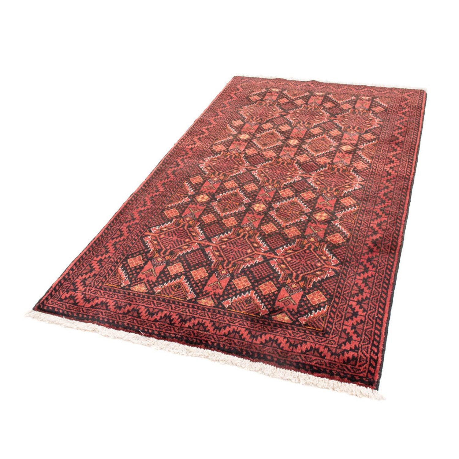 Tapis de couloir Tapis Belutsch - 190 x 105 cm - rouge