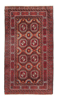 Tapis de couloir Tapis Belutsch - 186 x 99 cm - rouge