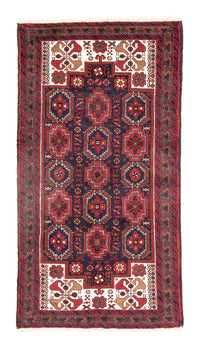 Tapis de couloir Tapis Belutsch - 188 x 100 cm - rouge
