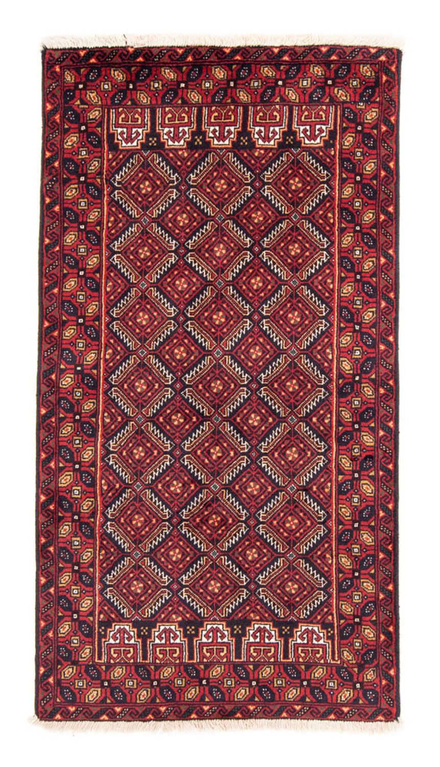 Tapis de couloir Tapis Belutsch - 193 x 103 cm - rouge