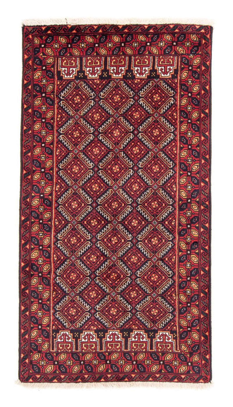 Tapis de couloir Tapis Belutsch - 193 x 103 cm - rouge