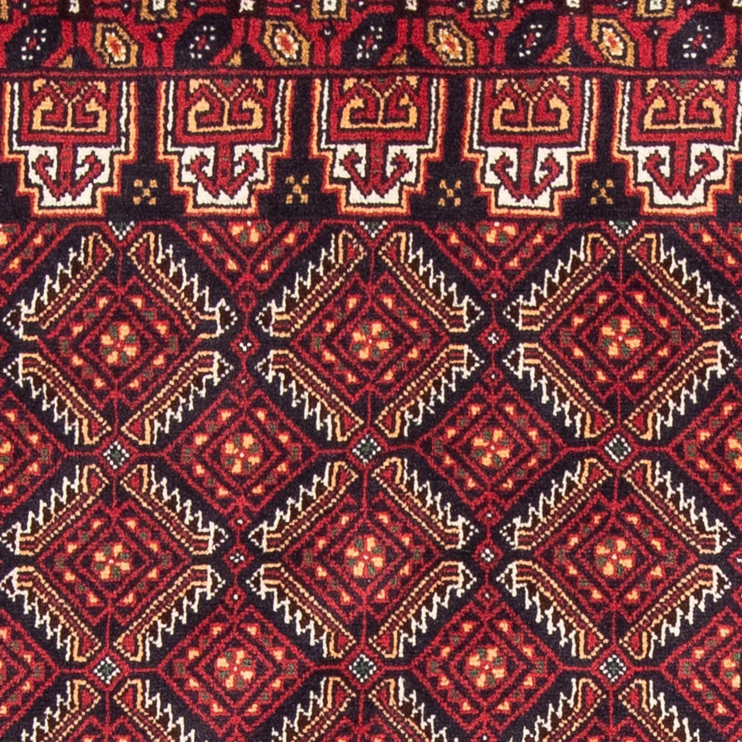 Tapis de couloir Tapis Belutsch - 193 x 103 cm - rouge