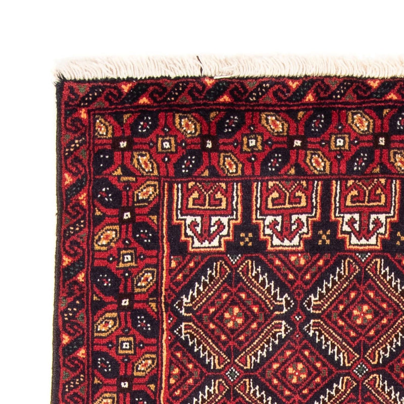 Tapis de couloir Tapis Belutsch - 193 x 103 cm - rouge
