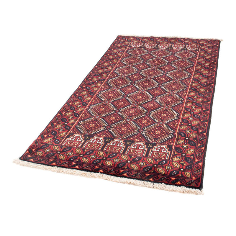 Tapis de couloir Tapis Belutsch - 193 x 103 cm - rouge