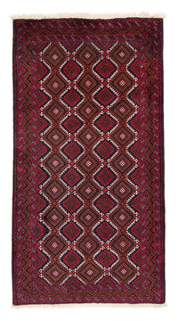 Tapis de couloir Tapis Belutsch - 197 x 107 cm - rouge foncé