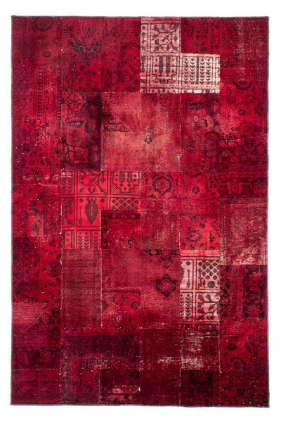 Tapis patchwork 194x293cm - Perserteppich Wollteppich