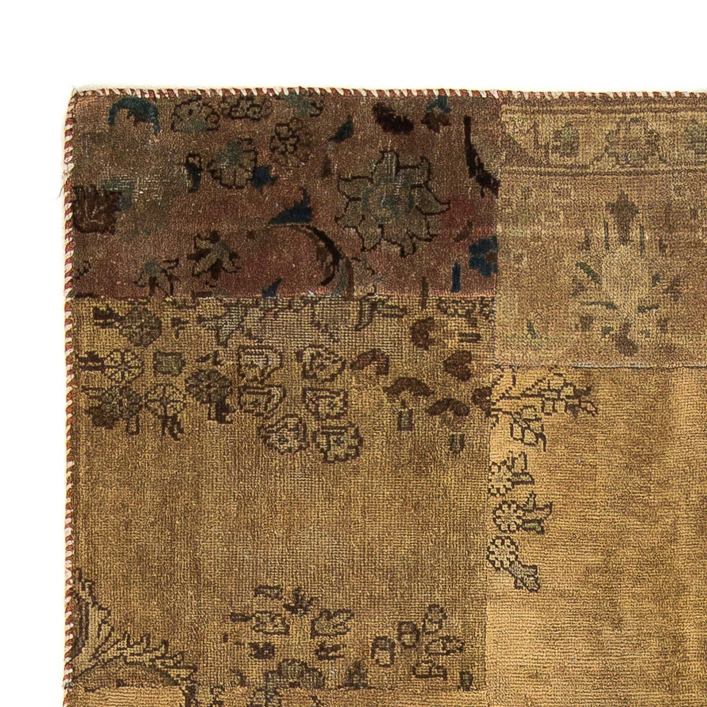 Tapis patchwork 207x128cm - Perserteppich Wollteppich