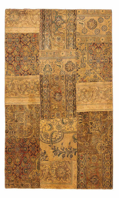 Tapis patchwork 131x205cm - Perserteppich Wollteppich