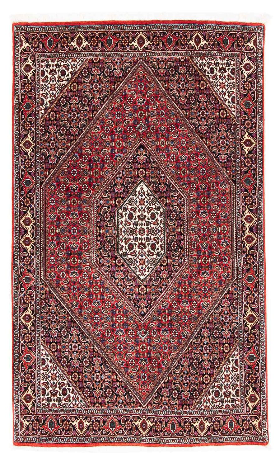 Tapis persan - Bidjar - 176 x 112 cm - rouge