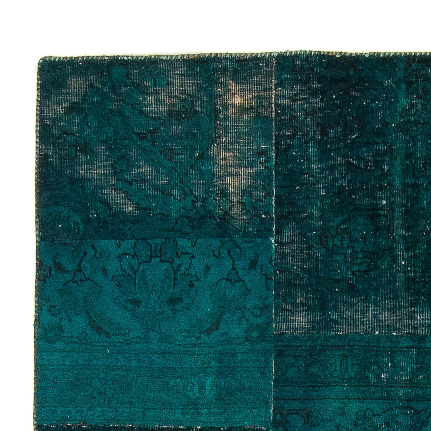 Tapis patchwork 205x131cm - Perserteppich Wollteppich